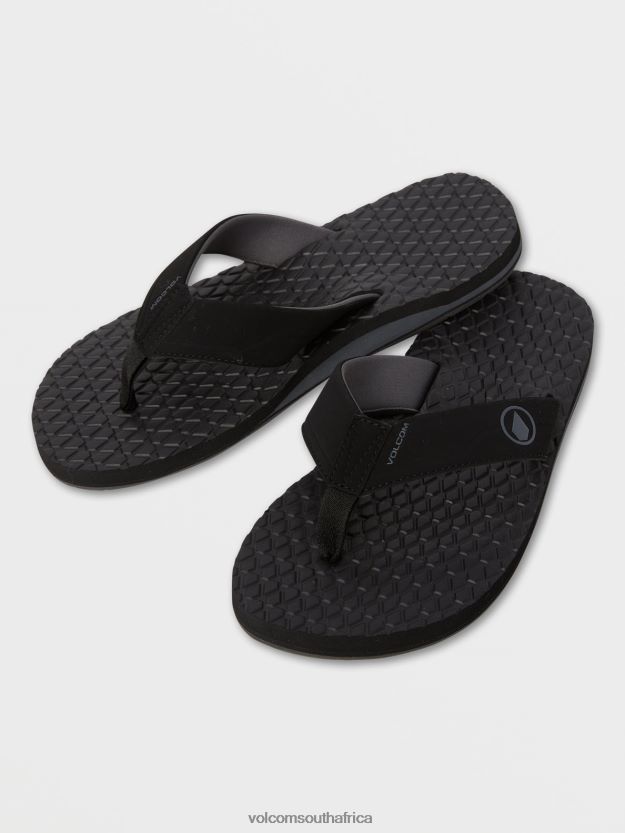 z0zr08593_black_grey_men_eco_recliner_2_sandals_volcom_footwear.jpg Z0ZR08593 Black Grey Men Eco Recliner 2 Sandals Volcom Footwear - Image 1