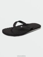 Z0ZR08594 Black Men Eco Concourse Sandals Volcom Footwear - Image 4