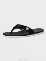 Z0ZR08595 Grey Blue Men Eco Recliner 2 Sandals Volcom Footwear - Image 4