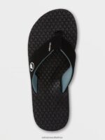 Z0ZR08595 Grey Blue Men Eco Recliner 2 Sandals Volcom Footwear - Image 7