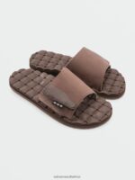 Z0ZR08597 Brown Men Recliner Slide Sandals Volcom Footwear