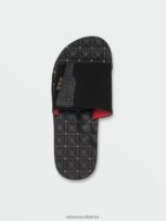 Z0ZR08598 Ribbon Red Men Recliner Slide Sandals Volcom Footwear - Image 9