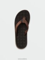 Z0ZR08604 Brown Men V.Co Draft Sandals Volcom Footwear - Image 22