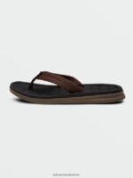 Z0ZR08604 Brown Men V.Co Draft Sandals Volcom Footwear - Image 37