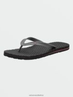 Z0ZR08608 Pewter Men Eco Concourse Sandals Volcom Footwear - Image 3