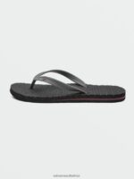Z0ZR08608 Pewter Men Eco Concourse Sandals Volcom Footwear - Image 5