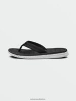Z0ZR08609 Black White Men V.Co Draft Sandals Volcom Footwear - Image 6