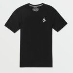Z0ZR0860 Black Combo Men Iconic Stone Short Sleeve Tee Volcom Clothing