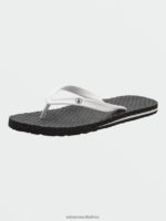 Z0ZR08612 White Men Eco Concourse Sandals Volcom Footwear - Image 11