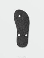 Z0ZR08612 White Men Eco Concourse Sandals Volcom Footwear - Image 4