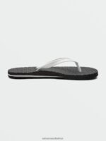 Z0ZR08612 White Men Eco Concourse Sandals Volcom Footwear - Image 8