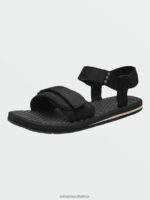 Z0ZR08618 Black Men V.Co Trail Sandals Volcom Footwear - Image 4
