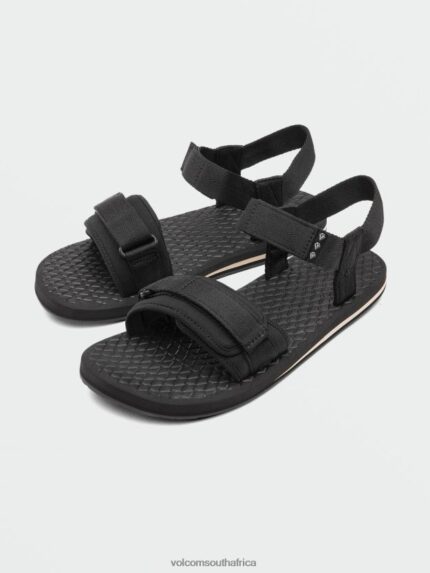 Z0ZR08618 Black Men V.Co Trail Sandals Volcom Footwear