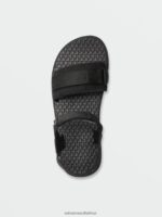 Z0ZR08618 Black Men V.Co Trail Sandals Volcom Footwear - Image 9