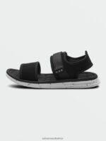 Z0ZR08619 Black White Men V.Co Draft Sport Sandals Volcom Footwear - Image 2