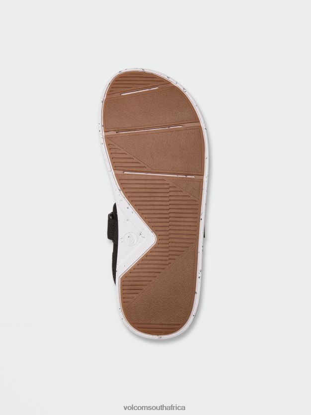 Z0ZR08619 Black White Men V.Co Draft Sport Sandals Volcom Footwear - Image 11