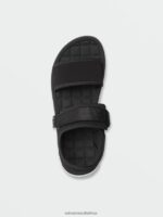 Z0ZR08619 Black White Men V.Co Draft Sport Sandals Volcom Footwear - Image 7