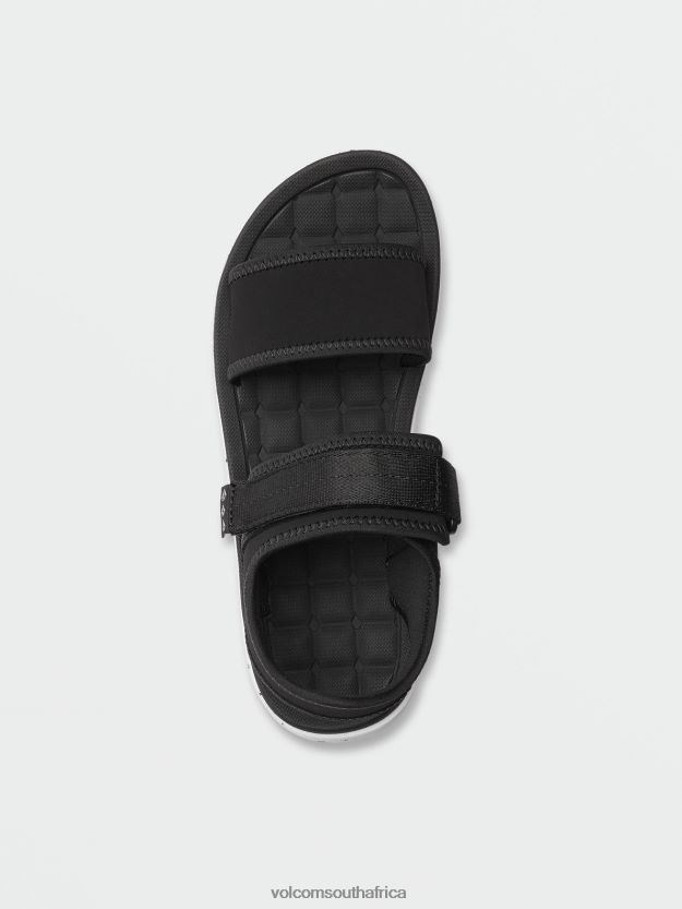 Z0ZR08619 Black White Men V.Co Draft Sport Sandals Volcom Footwear - Image 7