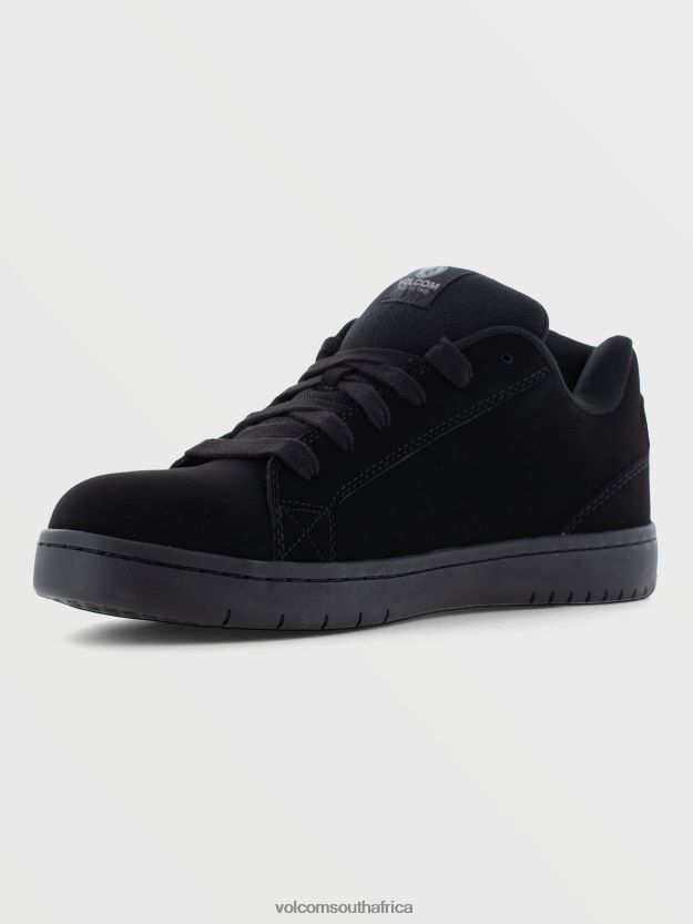 Z0ZR08625 Black Men Workwear Stone Op Art Shoes Volcom Footwear - Image 4