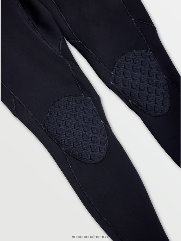 Z0ZR08635 Black Men Modulator 4/3mm Chest Zip Fullsuit Volcom Clothing - Image 26
