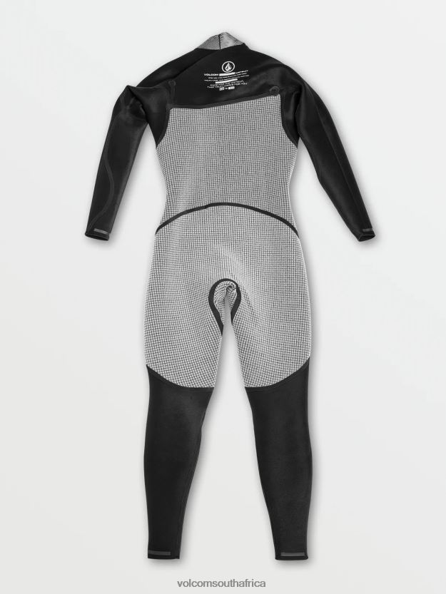 Z0ZR08635 Black Men Modulator 4/3mm Chest Zip Fullsuit Volcom Clothing - Image 28