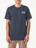 Z0ZR0863 Navy Men Workwear Short Sleeve Tee Volcom Clothing - Image 13