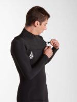 Z0ZR08643 Black Men Modulator 2/2mm Long Sleeve Springsuit Volcom Clothing - Image 11