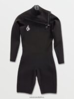 Z0ZR08643 Black Men Modulator 2/2mm Long Sleeve Springsuit Volcom Clothing - Image 19