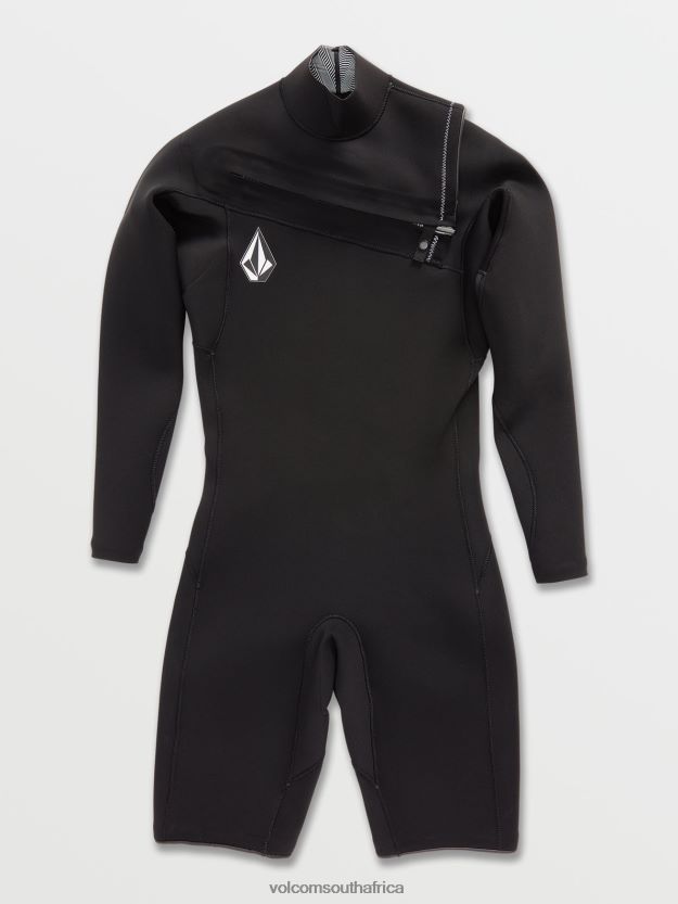 Z0ZR08643 Black Men Modulator 2/2mm Long Sleeve Springsuit Volcom Clothing - Image 20