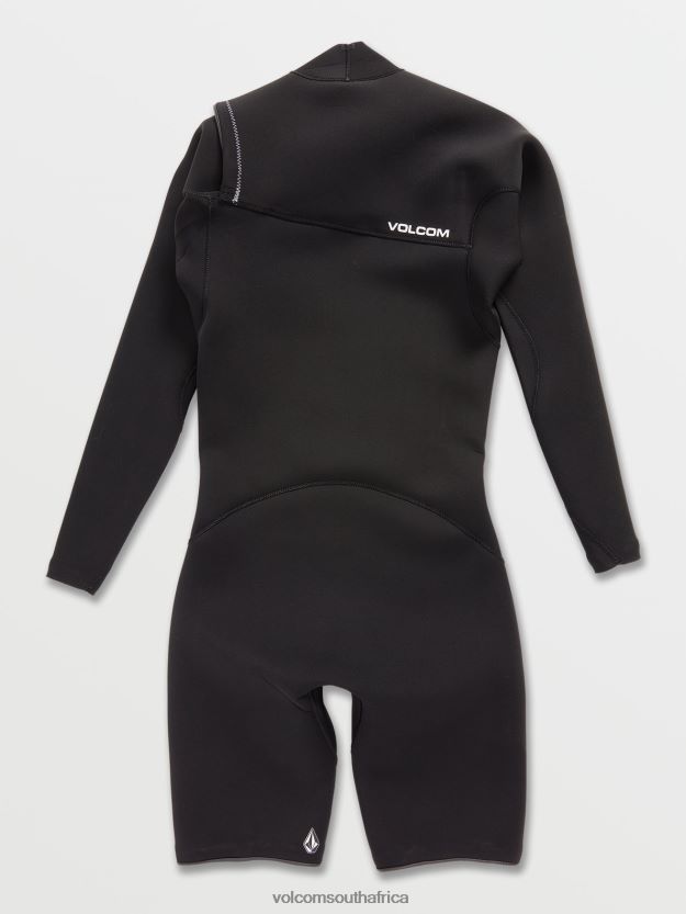 Z0ZR08643 Black Men Modulator 2/2mm Long Sleeve Springsuit Volcom Clothing - Image 22