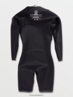 Z0ZR08643 Black Men Modulator 2/2mm Long Sleeve Springsuit Volcom Clothing - Image 25