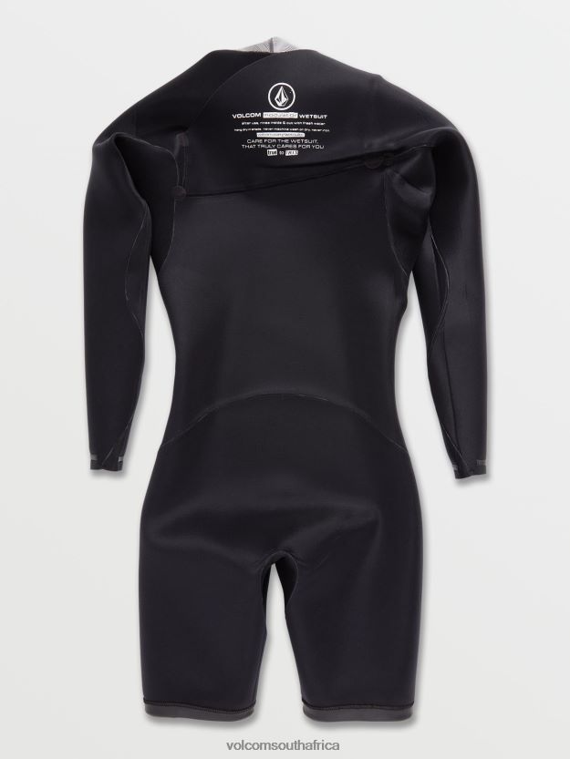 Z0ZR08643 Black Men Modulator 2/2mm Long Sleeve Springsuit Volcom Clothing - Image 25