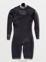 Z0ZR08643 Black Men Modulator 2/2mm Long Sleeve Springsuit Volcom Clothing - Image 26