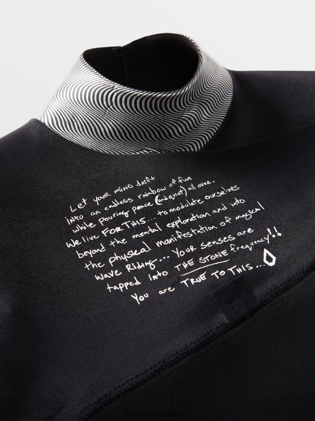 Z0ZR08643 Black Men Modulator 2/2mm Long Sleeve Springsuit Volcom Clothing - Image 28