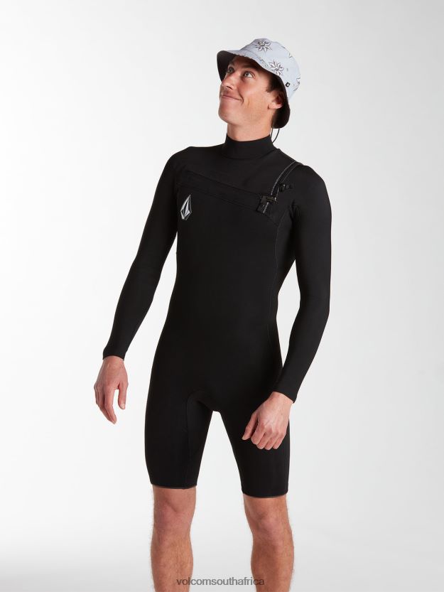 Z0ZR08643 Black Men Modulator 2/2mm Long Sleeve Springsuit Volcom Clothing - Image 36
