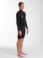 Z0ZR08643 Black Men Modulator 2/2mm Long Sleeve Springsuit Volcom Clothing - Image 37