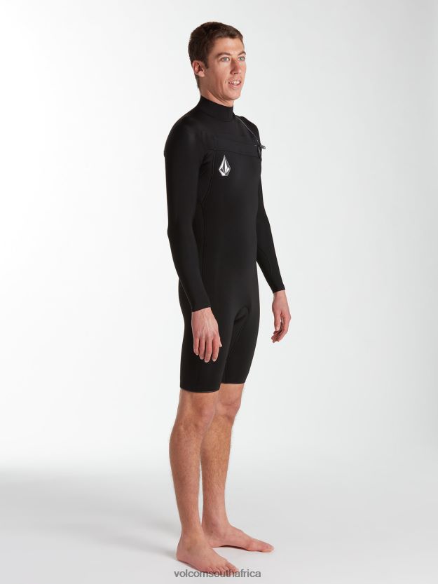 Z0ZR08643 Black Men Modulator 2/2mm Long Sleeve Springsuit Volcom Clothing - Image 38