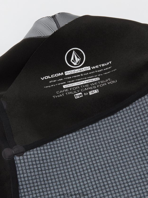 Z0ZR08645 Cruzer Blue Men Modulator 3/2mm Chest Zip Fullsuit Volcom Clothing - Image 11