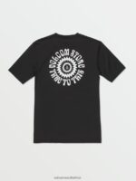 Z0ZR08648 Black Men Faulter Short Sleeve Shirt Volcom Clothing - Image 3