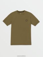 Z0ZR08652 Military Men Faulter Short Sleeve Shirt Volcom Clothing - Image 2