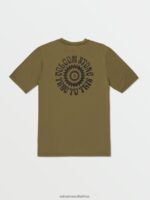 Z0ZR08652 Military Men Faulter Short Sleeve Shirt Volcom Clothing - Image 5