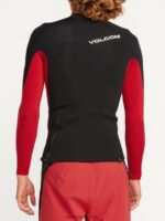 Z0ZR08654 Black Men Surf Vitals Jack Robinson 2MM UPF 50 Wetsuit Jacket Volcom Clothing - Image 14