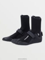 Z0ZR08659 Black Men 3mm Split Toe Bootie Volcom Surf - Image 13