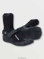 Z0ZR08659 Black Men 3mm Split Toe Bootie Volcom Surf - Image 7