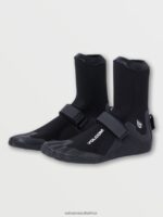 Z0ZR08659 Black Men 3mm Split Toe Bootie Volcom Surf - Image 10
