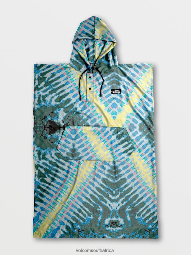 Z0ZR08665 Tie Dye Men Packable Beach Poncho Volcom x Matador Surf - Image 15