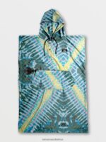 Z0ZR08665 Tie Dye Men Packable Beach Poncho Volcom x Matador Surf - Image 16