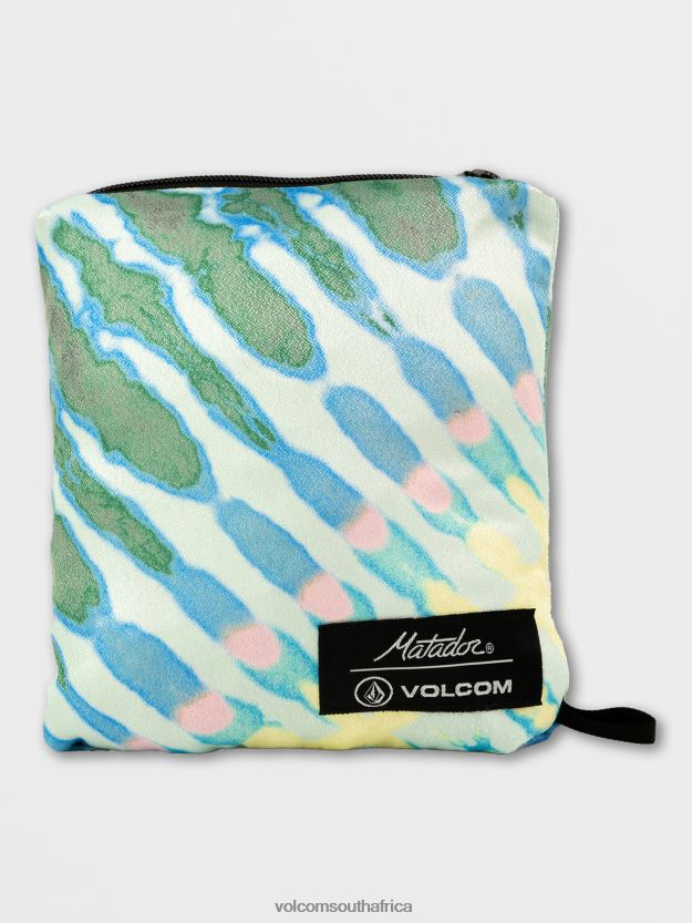 Z0ZR08665 Tie Dye Men Packable Beach Poncho Volcom x Matador Surf - Image 20