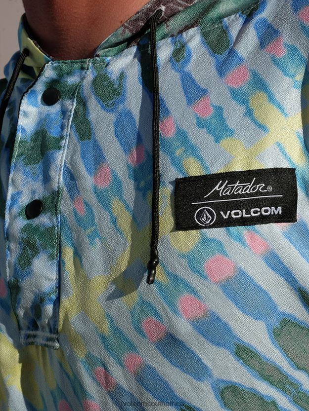 Z0ZR08665 Tie Dye Men Packable Beach Poncho Volcom x Matador Surf - Image 21