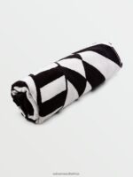 Z0ZR08690 Black White Men Stone Ray Towel Volcom Surf - Image 2